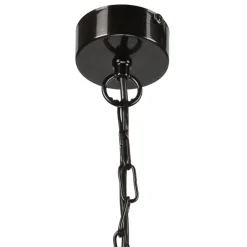 Hängelampen|Esszimmer Lampen*Lamkur Hängelampe Esstisch Metall in Schwarz Gold Retro