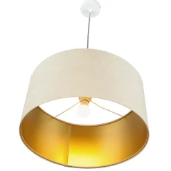 BPS Koncept Hängelampe Esstischleuchte Beige Gold Wohnzimmer< Hängelampen|Esszimmer Lampen