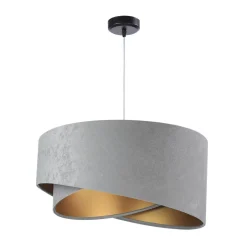 BPS Koncept Hängelampe Esstischleuchte Grau Gold Wohnzimmer< Hängelampen|Esszimmer Lampen