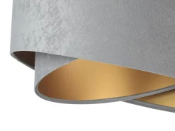 BPS Koncept Hängelampe Esstischleuchte Grau Gold Wohnzimmer< Hängelampen|Esszimmer Lampen