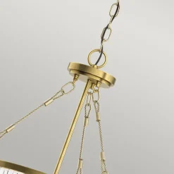 Hängelampen|Bürolampen*Elstead Hängelampe Esszimmer Metall Glas E27 Ø 40,6 cm in Messing