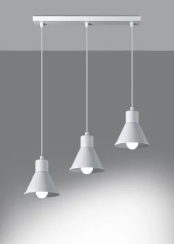 Sollux Hängelampe 3-flammig 45 cm lang Retro E27 Metall< Hängelampen|Esszimmer Lampen