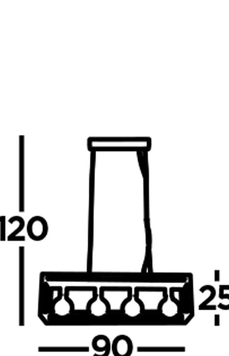 Hängelampen|Esszimmer Lampen*Searchlight Hängelampe 4-flammig E27 Natur Schwarz Bambus Holz Metall