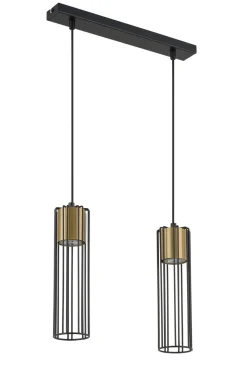 Wohnzimmerlampen|Moderne Lampen*Sigma Hängelampe 2-flammig Metall Gitter GU10 dekorativ