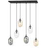 Emibig Hängelampe 6-flammig Rauchglas 70 cm breit CARLU< Bürolampen|Küchenlampen