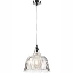 Lamkur Hängelampe Glas Metall Ø 28 cm E27 Vintage Esstisch< Hängelampen|Esszimmer Lampen