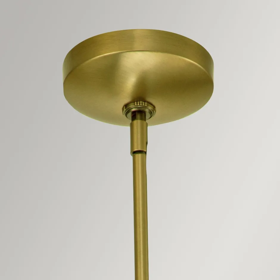 Elstead Hängelampe Glas Metall E27 17,8 cm breit Art Déco< Hängelampen|Bürolampen