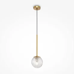 Hängelampen|Esszimmer Lampen*Maytoni Hängelampe Glas Metall E27 Ø 15 cm rund H: max. 150 cm