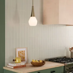 Hängelampen|Wohnzimmerlampen*Elstead Hängelampe Glas Metall E27 H: max. 144,5 cm Modern