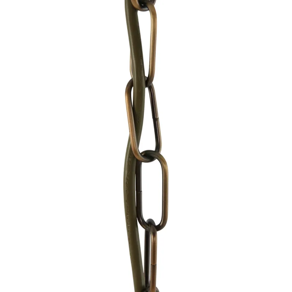 Hängelampen|Bürolampen*Steinhauer Hängelampe Glas Metall in Bronze B:31 cm E14 stilvoll
