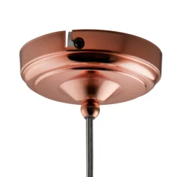 Hängelampen|Esszimmer Lampen*Searchlight Hängelampe Glas rund Ø 35 cm E27 in Messing Antik Bernstein