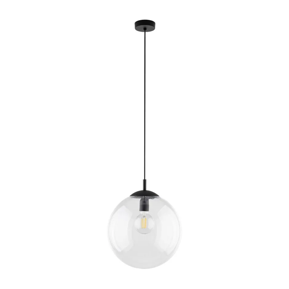 Hängelampen|Esszimmer Lampen*TK Lighting Hängelampe Glas rund Ø 35 cm H: max. 175 cm E27 Kugel Schirm