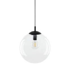 Hängelampen|Esszimmer Lampen*TK Lighting Hängelampe Glas rund Ø 35 cm H: max. 175 cm E27 Kugel Schirm
