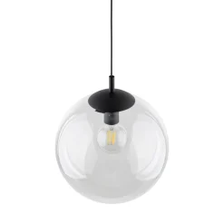 Hängelampen|Esszimmer Lampen*TK Lighting Hängelampe Glas rund Ø 35 cm H: max. 175 cm E27 Kugel Schirm