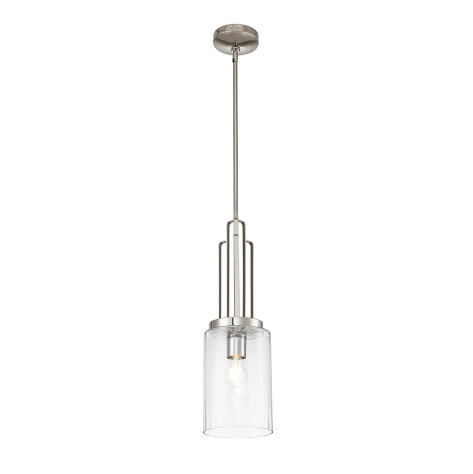 Elstead Hängelampe Glasschirm Ø 17,8 cm H: max. 176,5 cm Art Déco< Hängelampen|Bürolampen