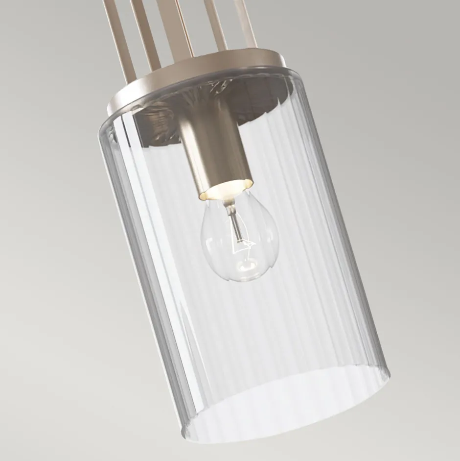 Elstead Hängelampe Glasschirm Ø 17,8 cm H: max. 176,5 cm Art Déco< Hängelampen|Bürolampen