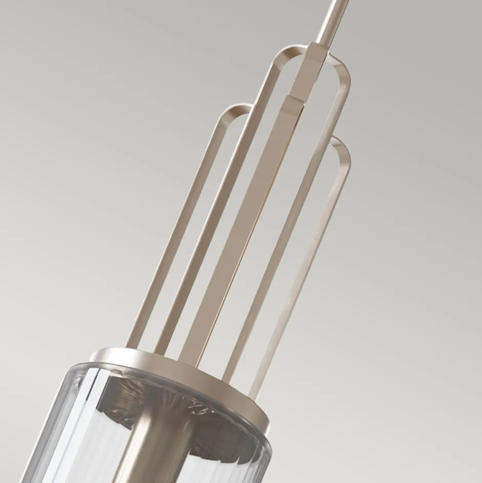 Elstead Hängelampe Glasschirm Ø 17,8 cm H: max. 176,5 cm Art Déco< Hängelampen|Bürolampen