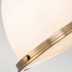 Elstead Hängelampe Glasschirm D: 32,4 cm rund H: max. 110 cm< Bürolampen|Wohnzimmerlampen