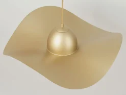 Moderne Lampen|Designerlampen*Sigma Hängelampe Gold Modern elegant E27 Esstisch MUNYA