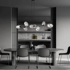 Hängelampen|Bürolampen*Emibig Hängelampe groß 140 cm lang höhenverstellbar E14