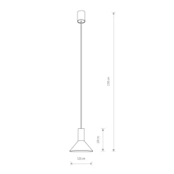 Wohnzimmerlampen|Metall Lampen*Nowodvorski Hängelampe GU10 Ø 18 cm Schwarz Metall EILWEN
