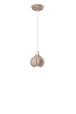 Wohnzimmerlampen|Keramiklampen*Ferroluce Hängelampe Handarbeit Keramik D: 13 cm rund H: max. 134 cm