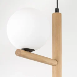 TK Lighting Hängelampe Holz Metall Glas B: 33 cm H: max. 100 cm 3x G9< Hängelampen|Bürolampen