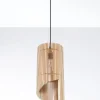 Wohnzimmerlampen|Holzlampen*Sollux Hängelampe Holz Modern wohnlich E27 TEDUSIA Wohnzimmer