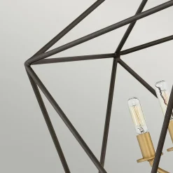 Hängelampen|Esszimmer Lampen*Elstead Hängelampe in Bronze 5-flammig verstellbar E14 DIVISTA