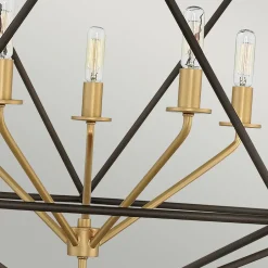 Hängelampen|Esszimmer Lampen*Elstead Hängelampe in Bronze 5-flammig verstellbar E14 DIVISTA