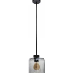 Hängelampen|Esszimmer Lampen*TK Lighting Hängelampe in Graphit Glas Esstisch Lampe ATIRI