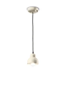 Ferroluce Hängelampe Keramik E14 D: 11 cm rund Retro Design< Wohnzimmerlampen|Keramiklampen