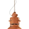 Wohnzimmerlampen|Keramiklampen*Ferroluce Hängelampe Keramik H: max. 140 cm Orange Shabby Antik