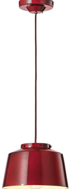 Ferroluce Hängelampe Keramik Metall E27 D: 23 cm H: max. 137 cm< Wohnzimmerlampen|Keramiklampen