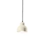 Wohnzimmerlampen|Keramiklampen*Ferroluce Hängelampe Keramik rund Ø 15 cm H: max. 136 cm Creme