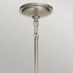 Elstead Hängelampe klein Ø 20,4 cm rund H: max. 135,9 cm Metall Glas< Hängelampen|Bürolampen