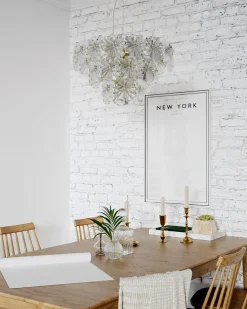 By Rydéns Hängelampe Kristall 51,5 cm breit H: max. 120 cm 5x E14< Hängelampen|Wohnzimmerlampen