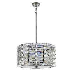 Hängelampen|Küchenlampen*Elstead Hängelampe Kristall Ø48cm blendarm verstellbar Modern