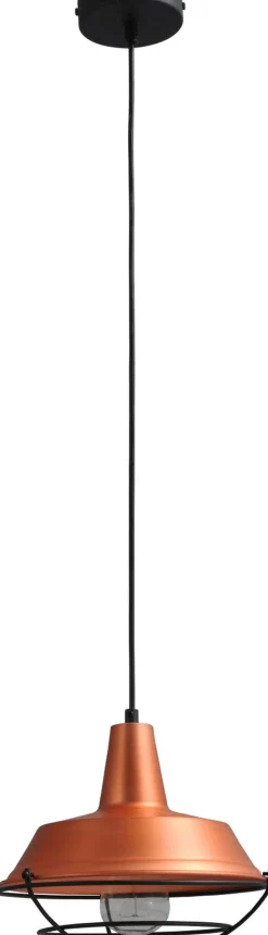 Hängelampen|Industrie Lampen*Masterlight Hängelampe Kupfer Ø25cm E27 Ziergitter Handarbeit