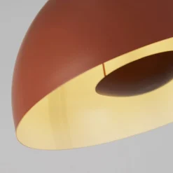 Wohnzimmerlampen|Esszimmer Lampen*Searchlight Hängelampe Loft E27 bis 60 W Ø40 cm Metall in Orange