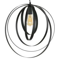 Hängelampen|Esszimmer Lampen*Luminex Hängelampe MAE Metall rund Modern verstellbar für E27