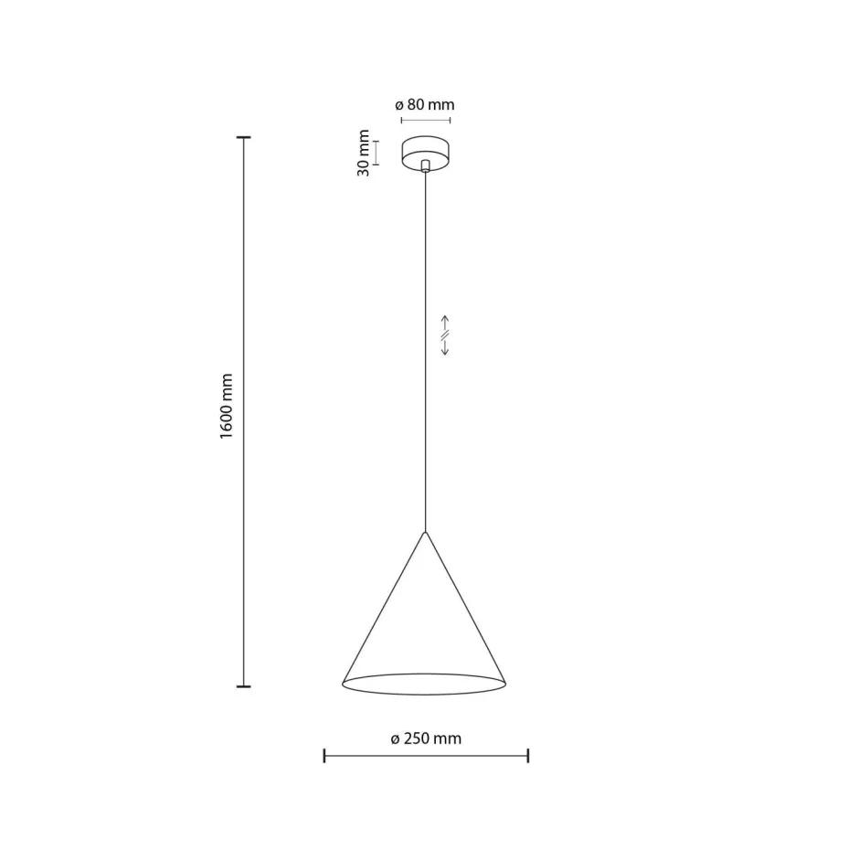 Hängelampen|Esszimmer Lampen*TK Lighting Hängelampe Metall Ø 25 cm H: max. 160 cm verstellbar Beige E27