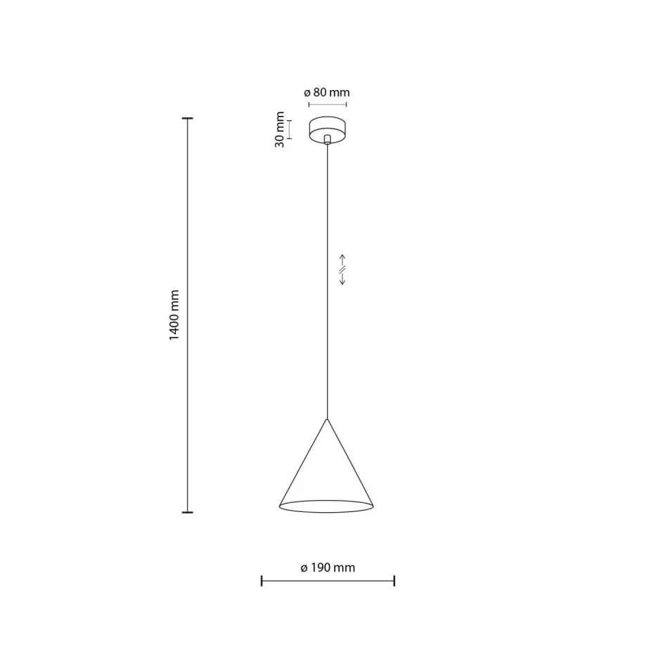 TK Lighting Hängelampe Metall Ø 19 cm H: max. 155 cm verstellbar E27 Mint< Hängelampen|Esszimmer Lampen