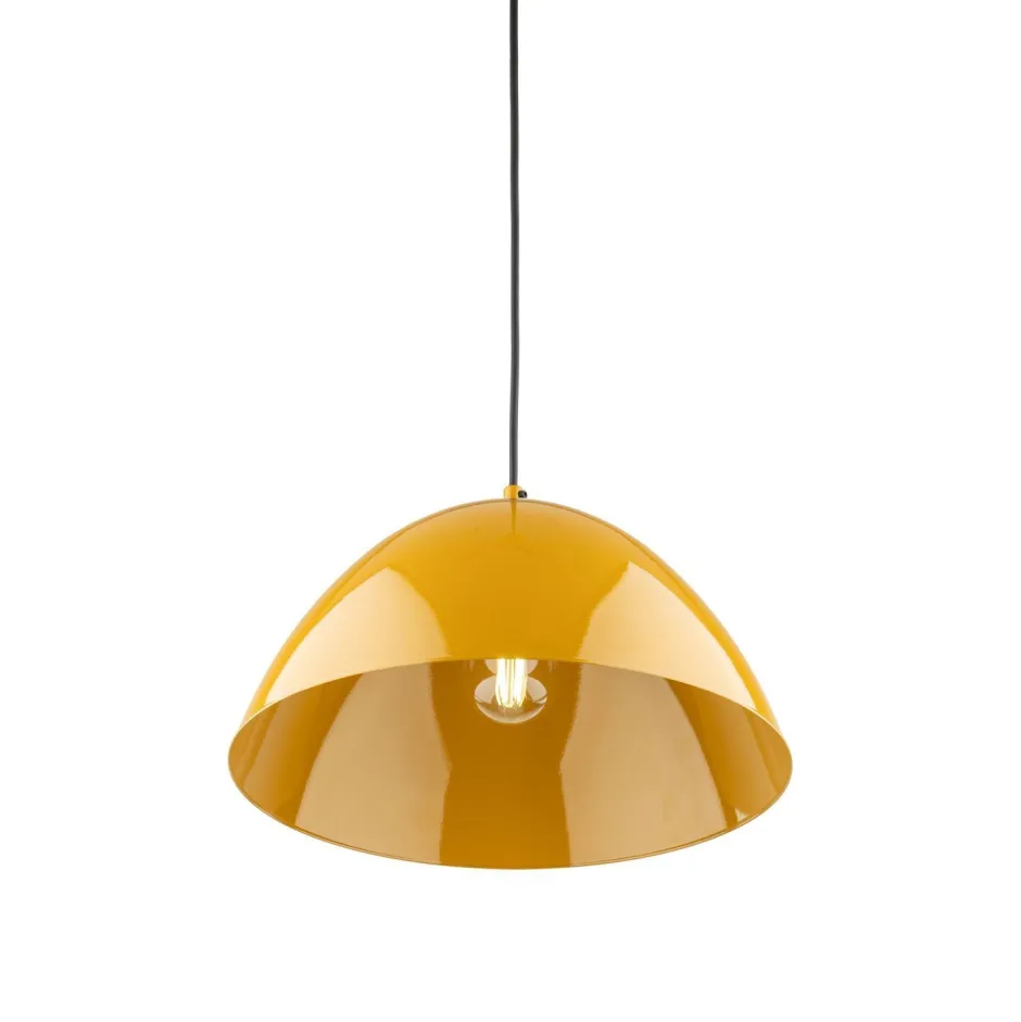 TK Lighting Hängelampe Metall Ø 34 cm H: max. 165 cm verstellbar Gelb E27< Hängelampen|Esszimmer Lampen