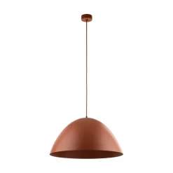 TK Lighting Hängelampe Metall Ø 50 cm verstellbar H: max. 170 cm Rot E27< Hängelampen|Esszimmer Lampen