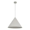 Hängelampen|Esszimmer Lampen*TK Lighting Hängelampe Metall Beige Ø 50 cm groß H: 1,7 m E27 CODY