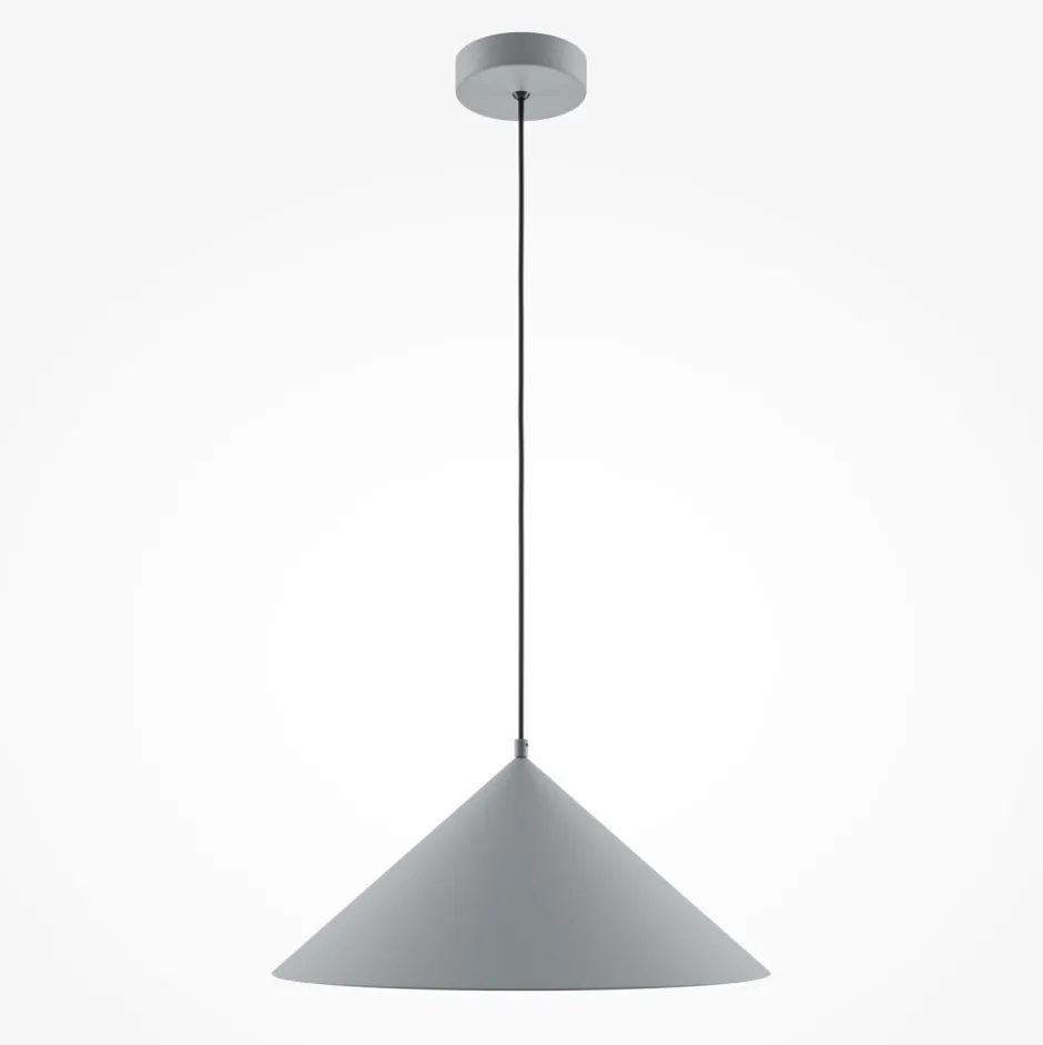Hängelampen|Esszimmer Lampen*Maytoni Hängelampe Metall E27 Ø 35 cm rund H: max. 318 cm Grau
