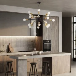 Hängelampen|Esszimmer Lampen*Maytoni Hängelampe Metall E27 98 cm breit H: max. 166,9 cm