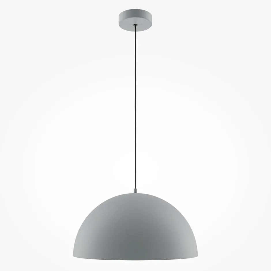Hängelampen|Esszimmer Lampen*Maytoni Hängelampe Metall E27 rund D: 35 cm H: max. 320 cm Grau