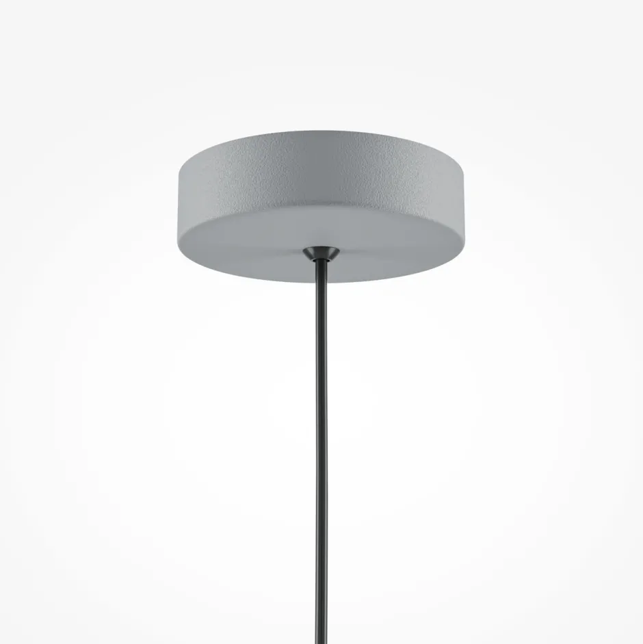 Hängelampen|Esszimmer Lampen*Maytoni Hängelampe Metall E27 rund D: 35 cm H: max. 320 cm Grau